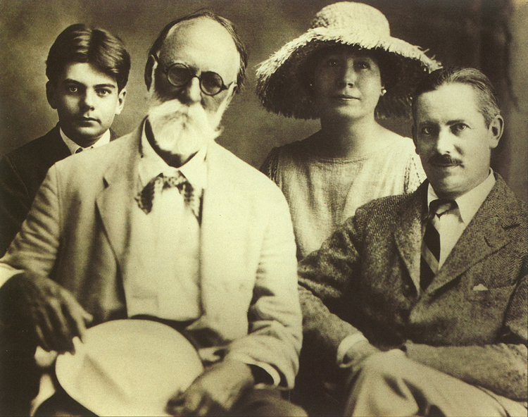 Clay Bartlett, Hugh Taylor Birch, Helen and Frederic Bartlett - Circa 1924