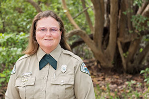 Jenni Leve, OPS Park Ranger at Hugh Taylor Birch State Park