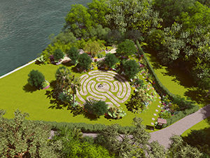 Marti's Meditation Garden Rendering