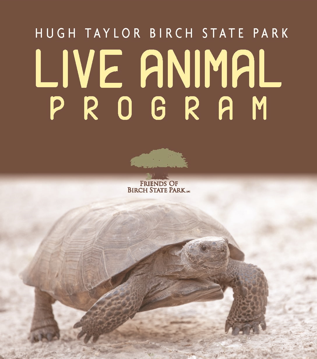 Hugh Taylor Birch State Park Live Animal Program Poster