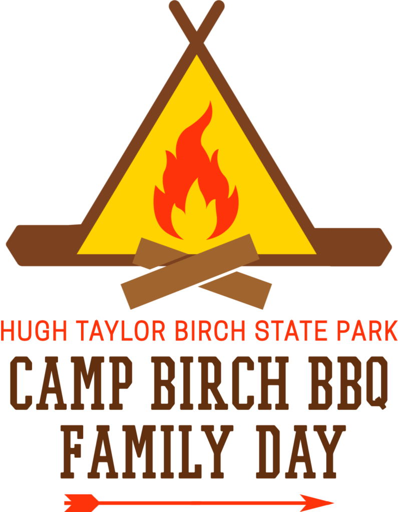 Hugh Taylor Birch State Park Camp Birch BBQ Family Fun Day logo