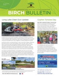 Cover of the Birch Bulletin Summer 2023