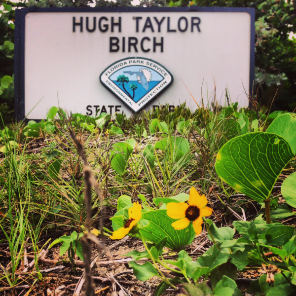 Hugh Taylor Birch State Park sign