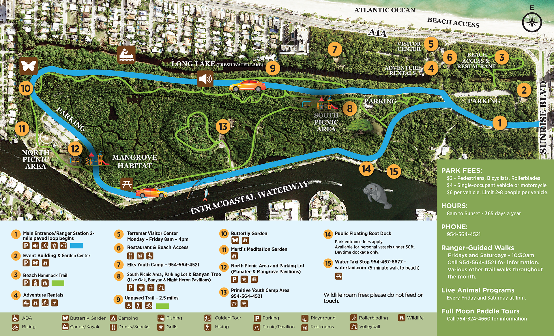 Birch State Park Visitor's Map