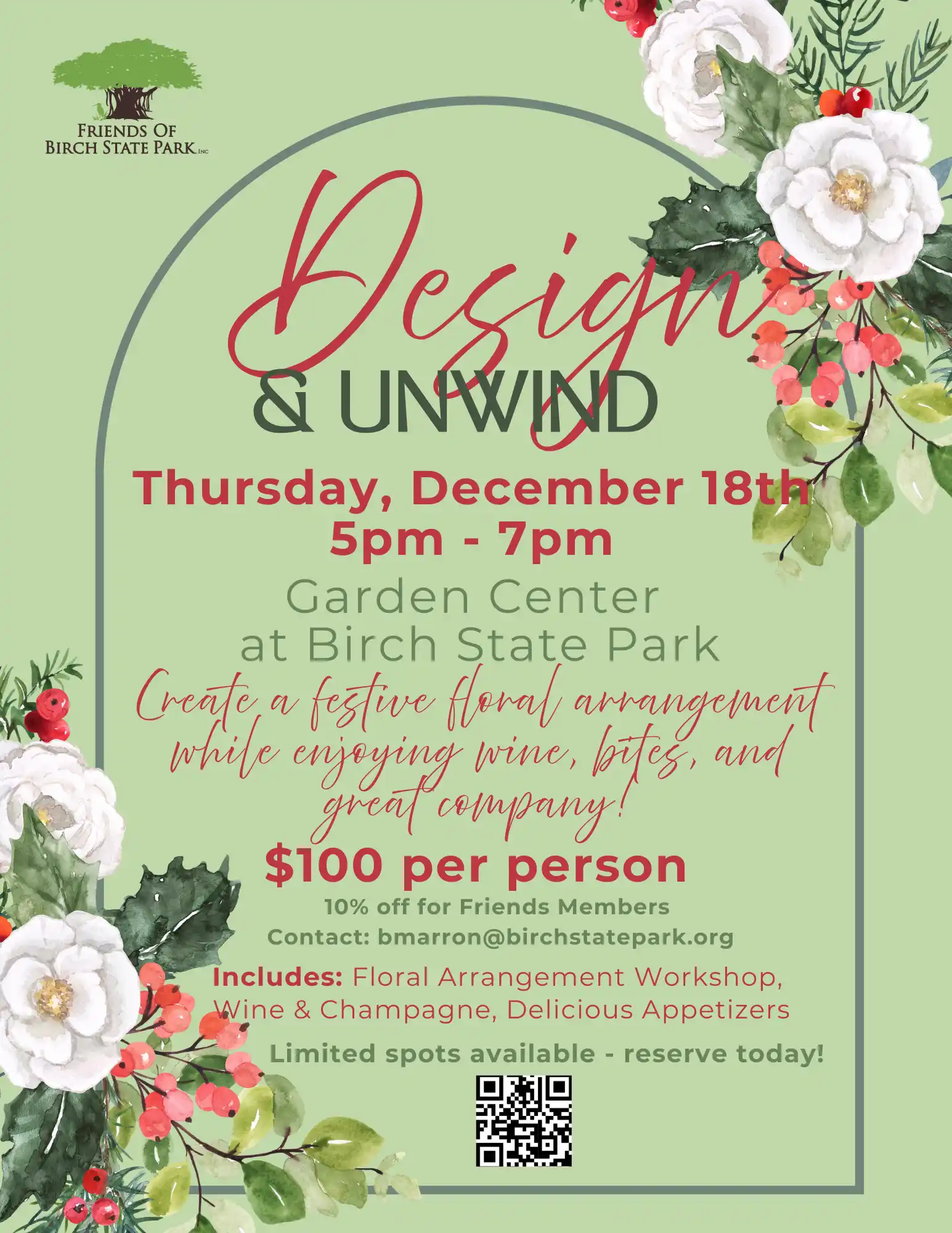 2025 Design & Unwind Flyer