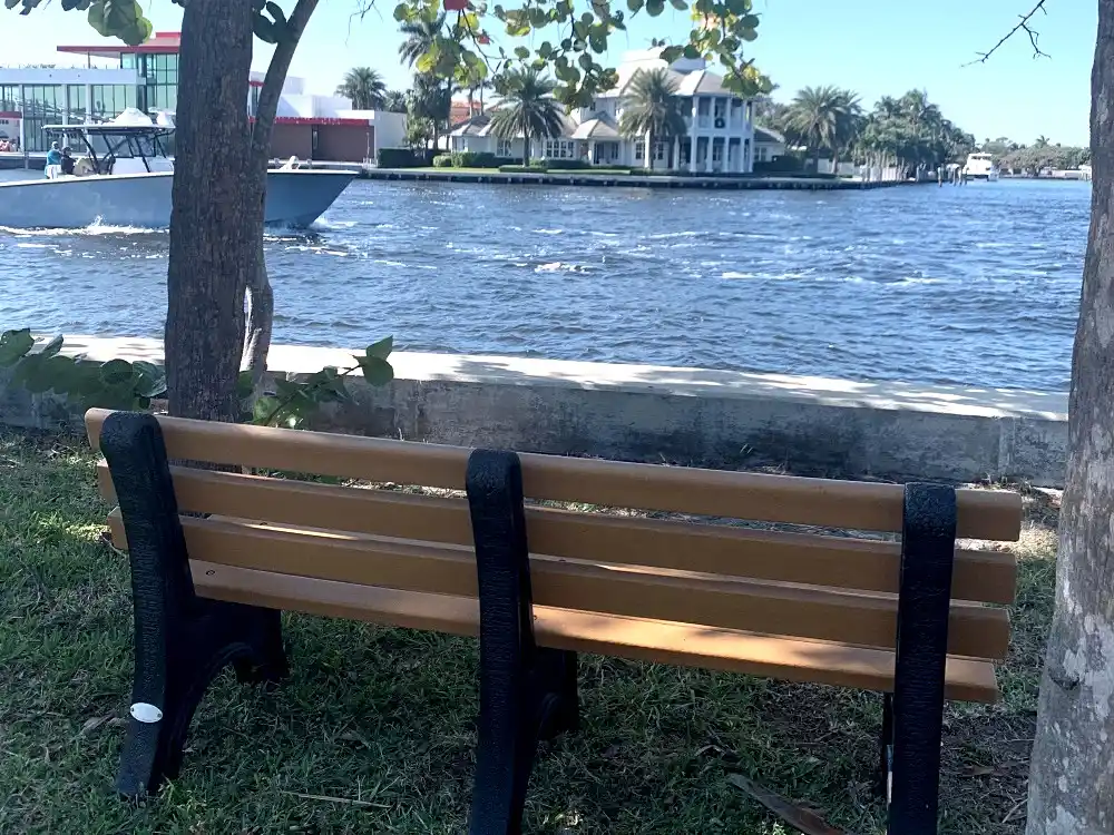 Intracoastal Waterway View - Benches at Hugh Taylor Birch State Park
